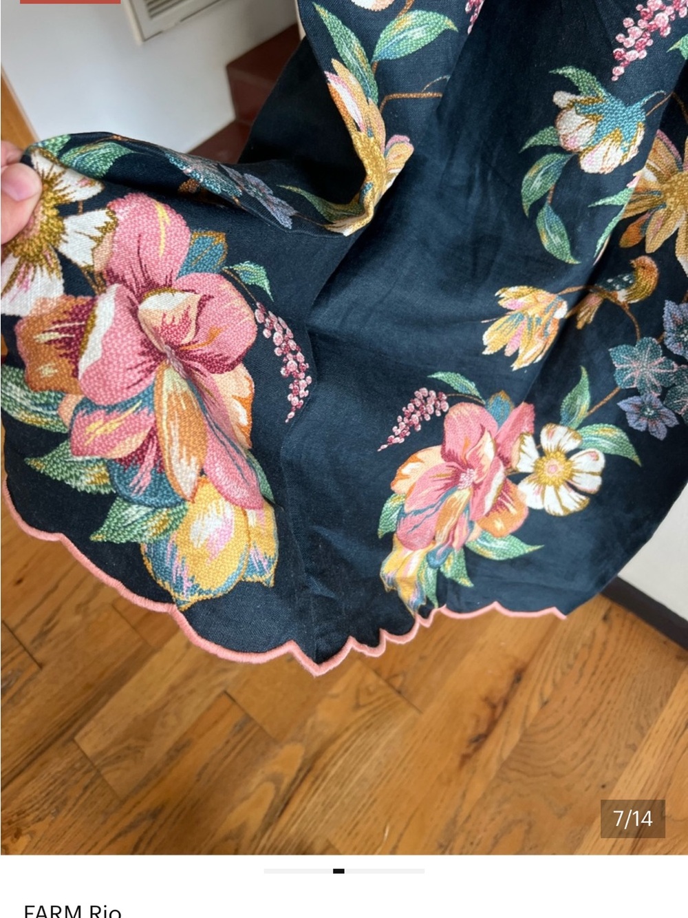 Farm Rio Maira Floral Midi Dress - S- EUC - Picture 7 of 13